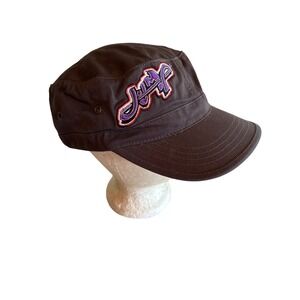 Magic Headwear JUMP Gray Canvas Military Cadet Hat Cap Adjustable